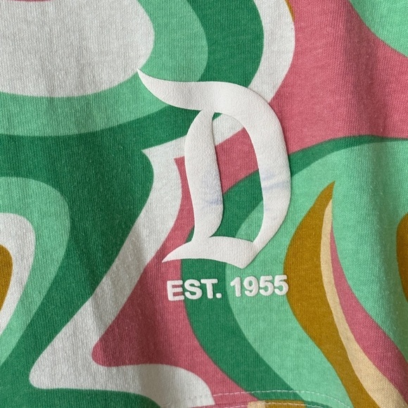 Disneyland Resort Spirit Jersey swirl collection long sleeve colorful pullover - Picture 5 of 9